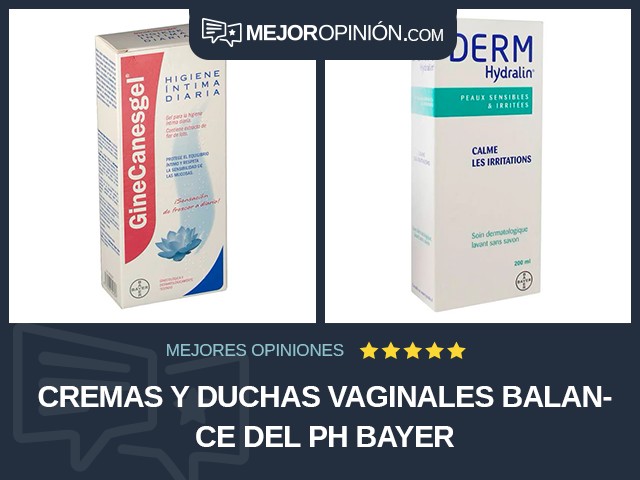 Cremas y duchas vaginales Balance del pH Bayer