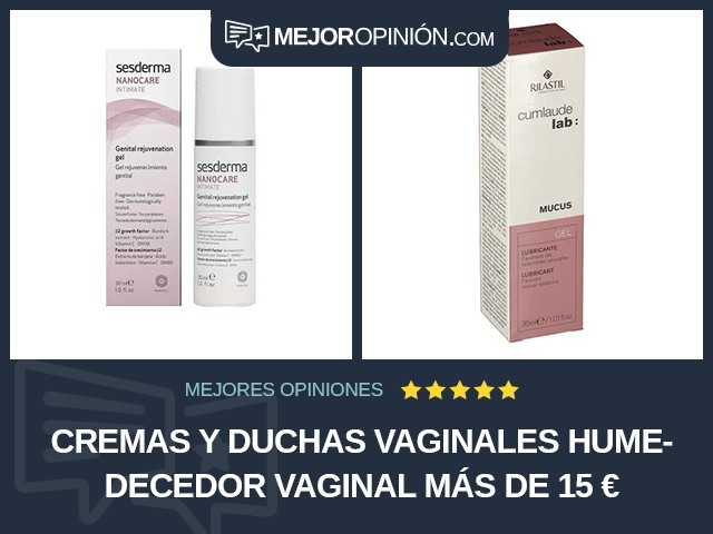 Cremas y duchas vaginales Humedecedor vaginal Más de 15 €
