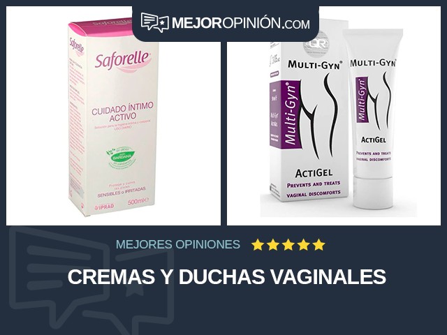 Cremas y duchas vaginales