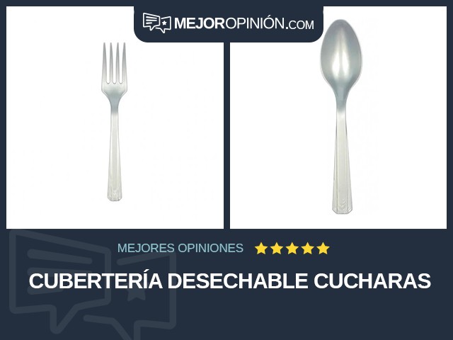 Cubertería desechable Cucharas