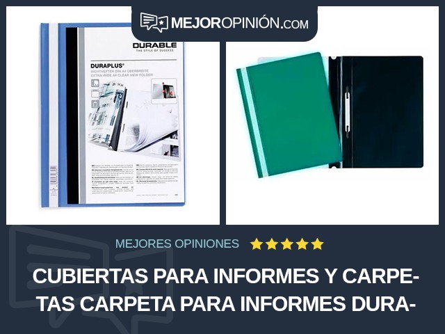 Cubiertas para informes y carpetas Carpeta para informes DURABLE