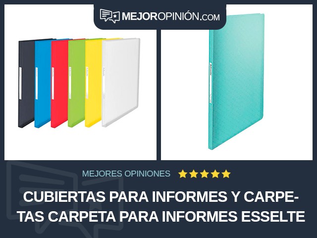 Cubiertas para informes y carpetas Carpeta para informes Esselte