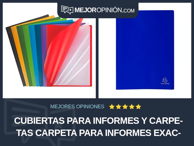 Cubiertas para informes y carpetas Carpeta para informes Exaclair