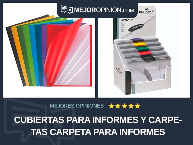 Cubiertas para informes y carpetas Carpeta para informes