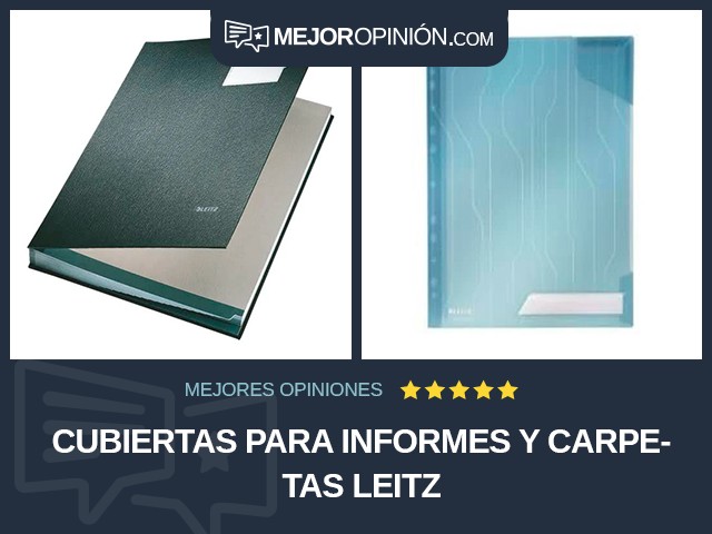 Cubiertas para informes y carpetas Leitz