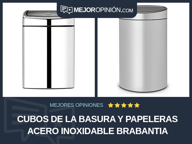 Cubos de la basura y papeleras Acero inoxidable Brabantia