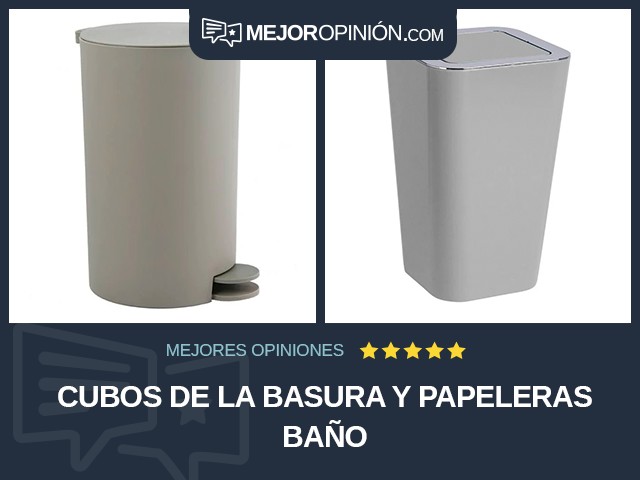 Cubos de la basura y papeleras Baño