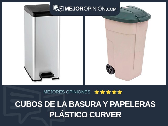 Cubos de la basura y papeleras Plástico Curver