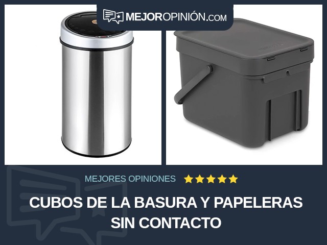 Cubos de la basura y papeleras Sin contacto