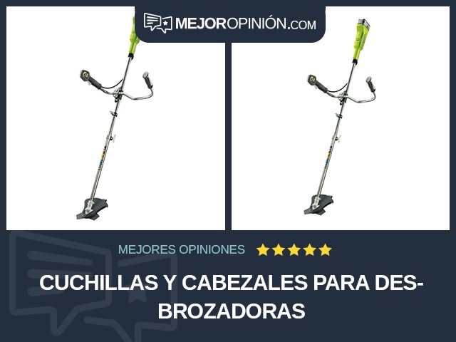 Cuchillas y cabezales para desbrozadoras