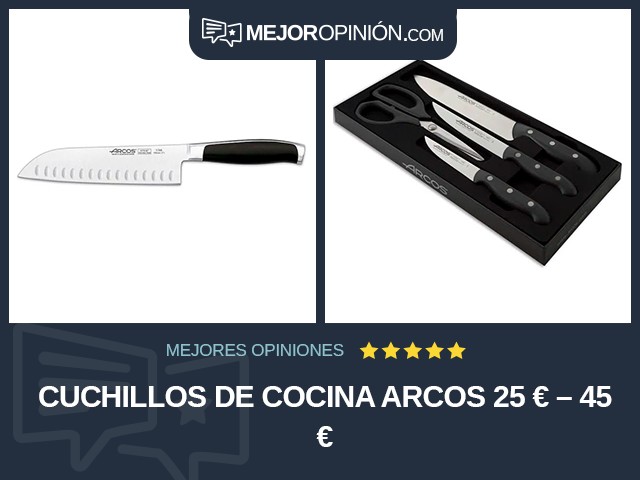Cuchillos de cocina Arcos 25 € – 45 €