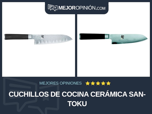 Cuchillos de cocina Cerámica Santoku