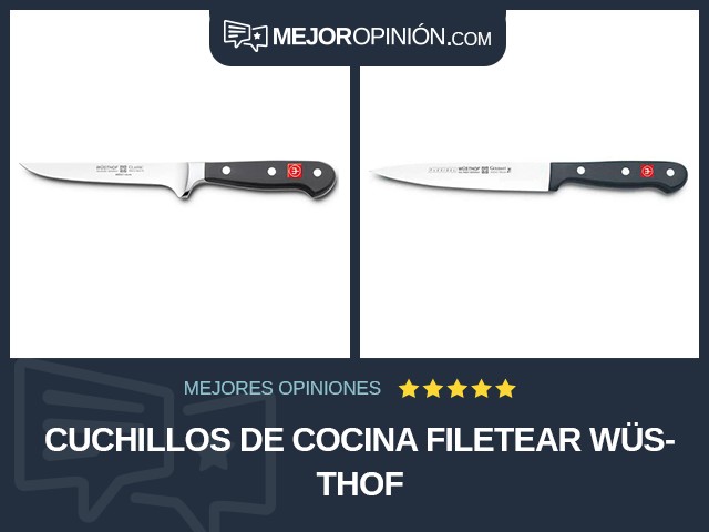 Cuchillos de cocina Filetear Wüsthof