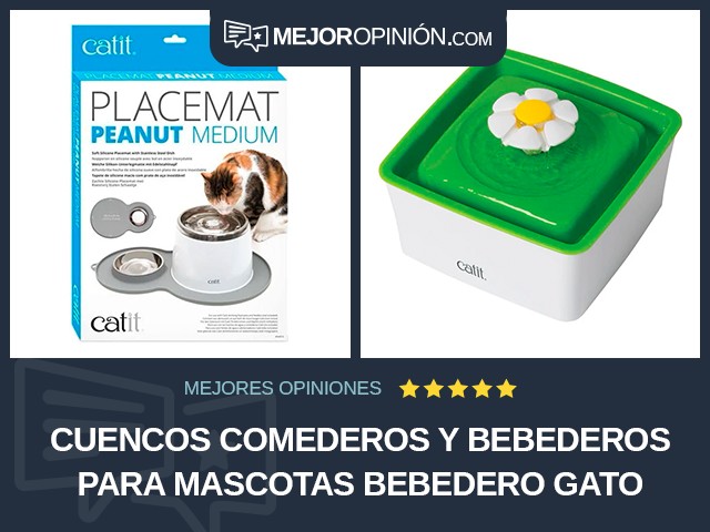 Cuencos comederos y bebederos para mascotas Bebedero Gato