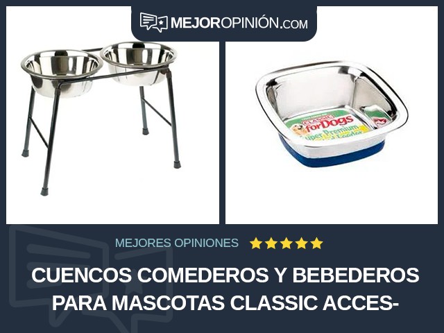 Cuencos comederos y bebederos para mascotas Classic Accessories Cuenco