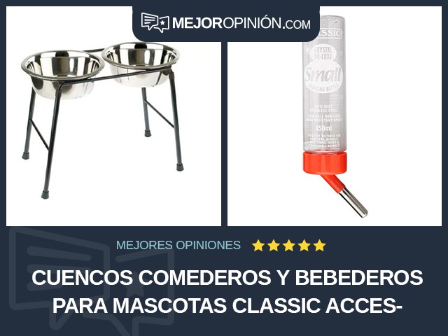 Cuencos comederos y bebederos para mascotas Classic Accessories