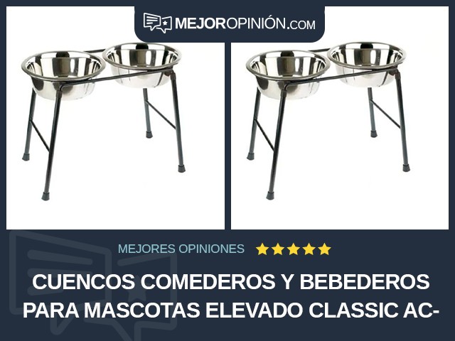 Cuencos comederos y bebederos para mascotas Elevado Classic Accessories