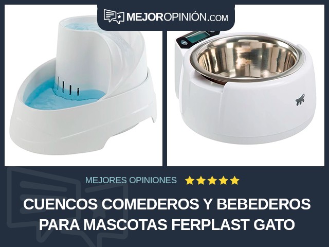 Cuencos comederos y bebederos para mascotas Ferplast Gato