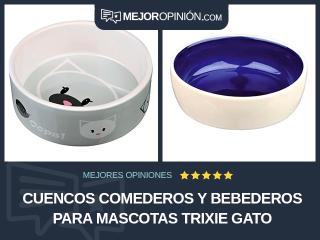 Cuencos comederos y bebederos para mascotas TRIXIE Gato