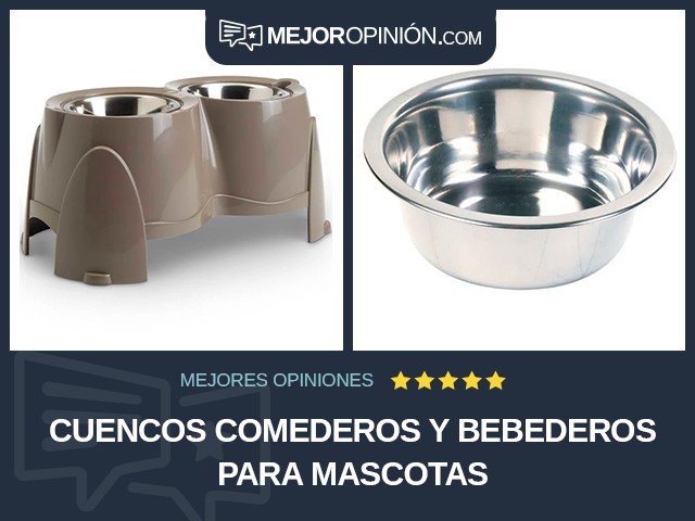 Cuencos comederos y bebederos para mascotas