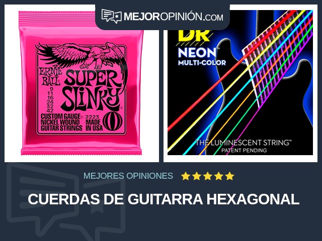 Cuerdas de guitarra Hexagonal