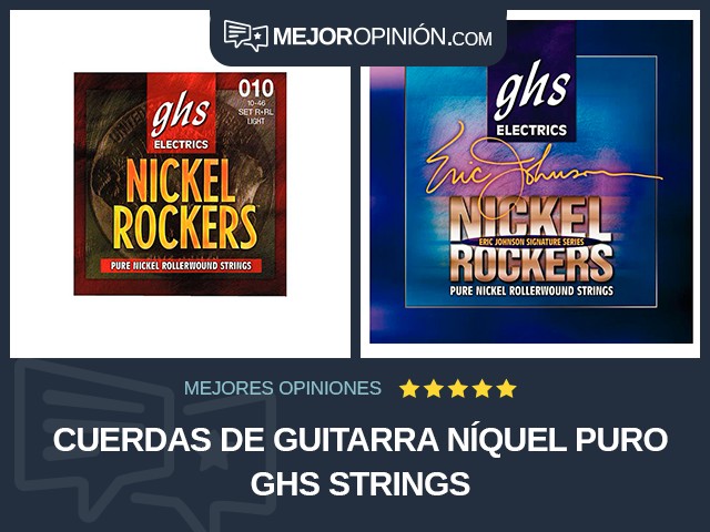 Cuerdas de guitarra Níquel puro GHS Strings