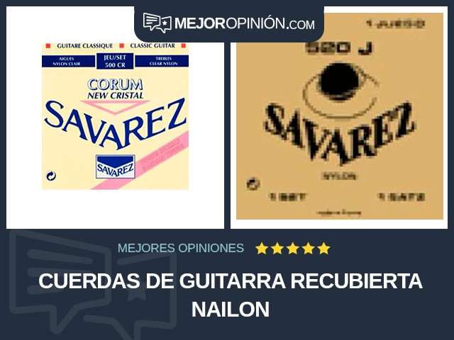 Cuerdas de guitarra Recubierta Nailon