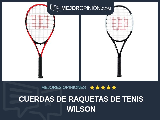 Cuerdas de raquetas de tenis Wilson