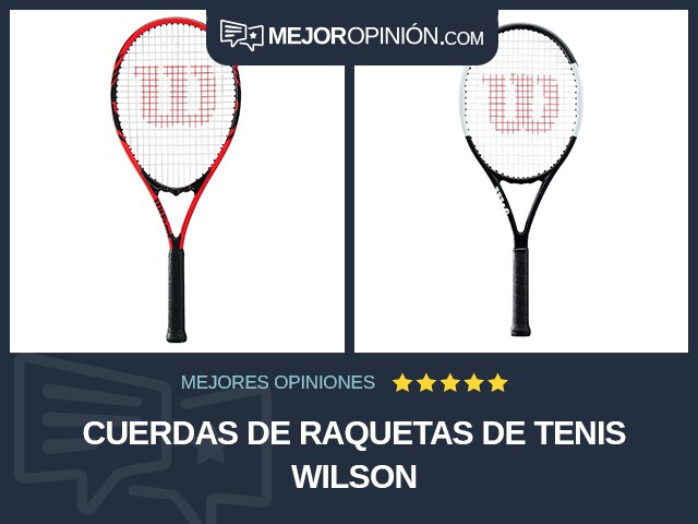 Cuerdas de raquetas de tenis Wilson