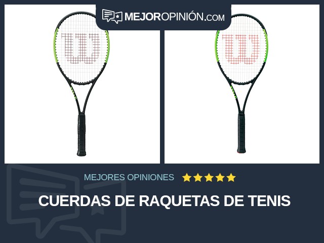 Cuerdas de raquetas de tenis