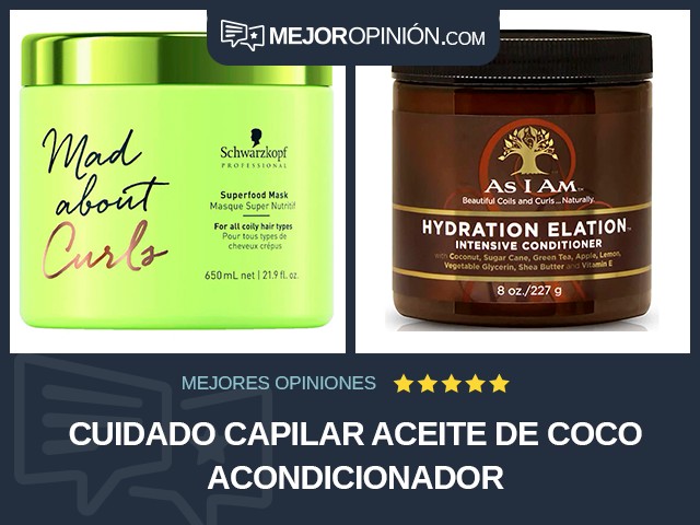 Cuidado capilar Aceite de coco Acondicionador