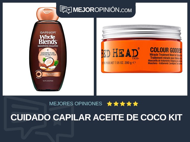 Cuidado capilar Aceite de coco Kit