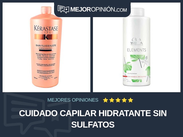 Cuidado capilar Hidratante Sin sulfatos