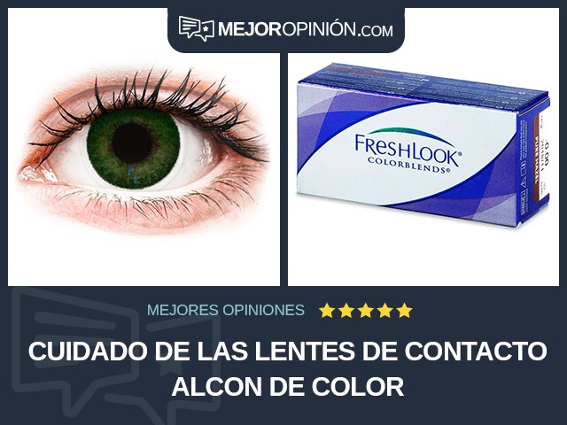 Cuidado de las lentes de contacto Alcon De color