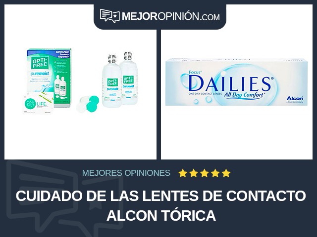 Cuidado de las lentes de contacto Alcon Tórica