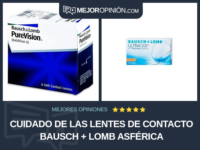 Cuidado de las lentes de contacto Bausch + Lomb Asférica