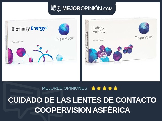 Cuidado de las lentes de contacto CooperVision Asférica