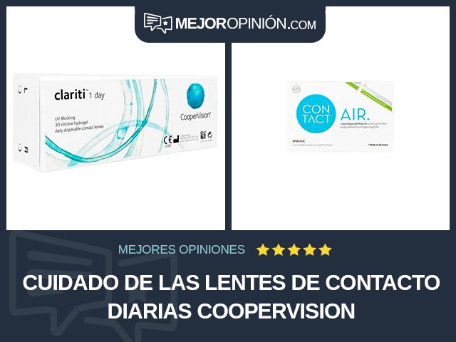 Cuidado de las lentes de contacto Diarias CooperVision