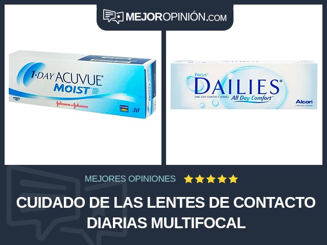 Cuidado de las lentes de contacto Diarias Multifocal