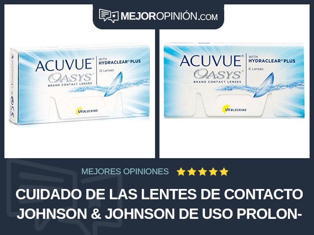 Cuidado de las lentes de contacto Johnson & Johnson De uso prolongado