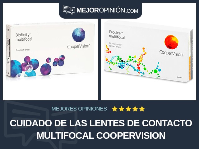 Cuidado de las lentes de contacto Multifocal CooperVision