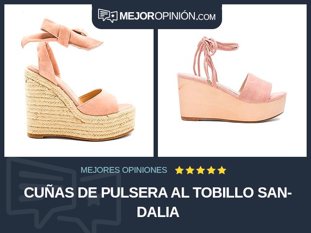 Cuñas De pulsera al tobillo Sandalia