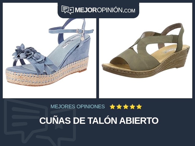 Cuñas De talón abierto