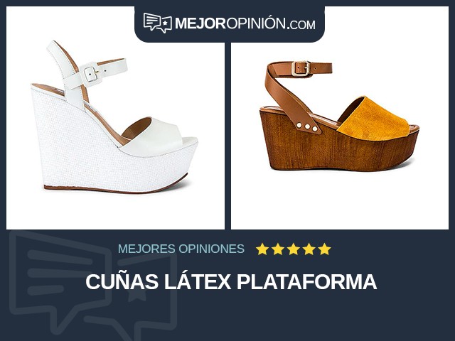 Cuñas Látex Plataforma