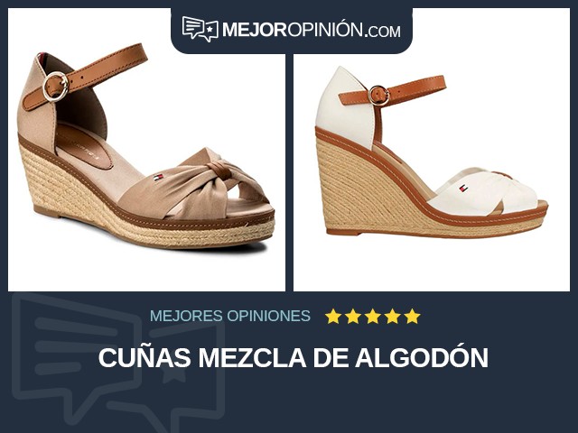 Cuñas Mezcla de algodón