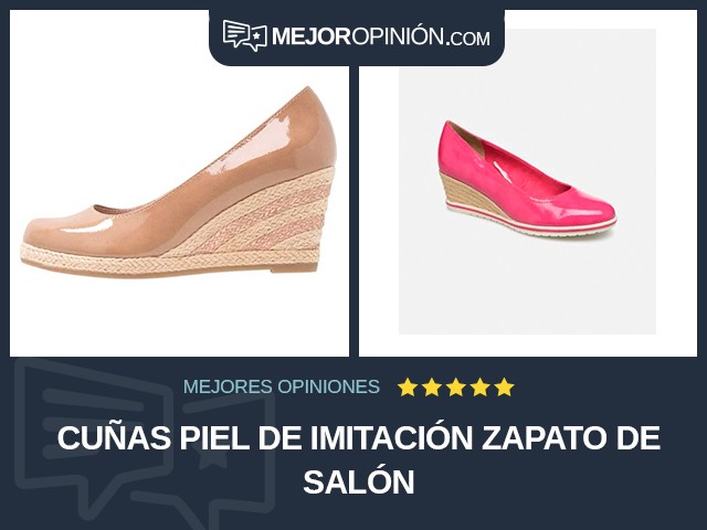 Cuñas Piel de imitación Zapato de salón