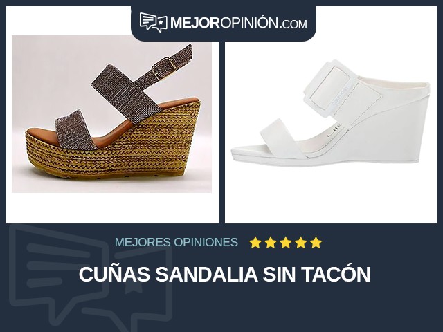 Cuñas Sandalia Sin tacón