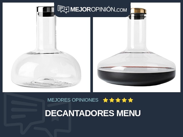 Decantadores Menu