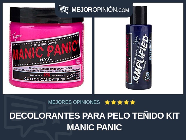 Decolorantes para pelo teñido Kit Manic Panic