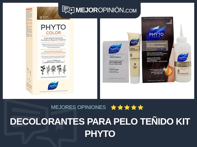 Decolorantes para pelo teñido Kit PHYTO